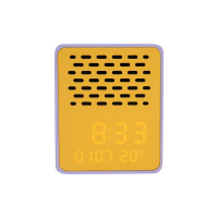 Budík Karlsson Funky Vibes Blue Tooth Speaker KA6060PU, 12cm